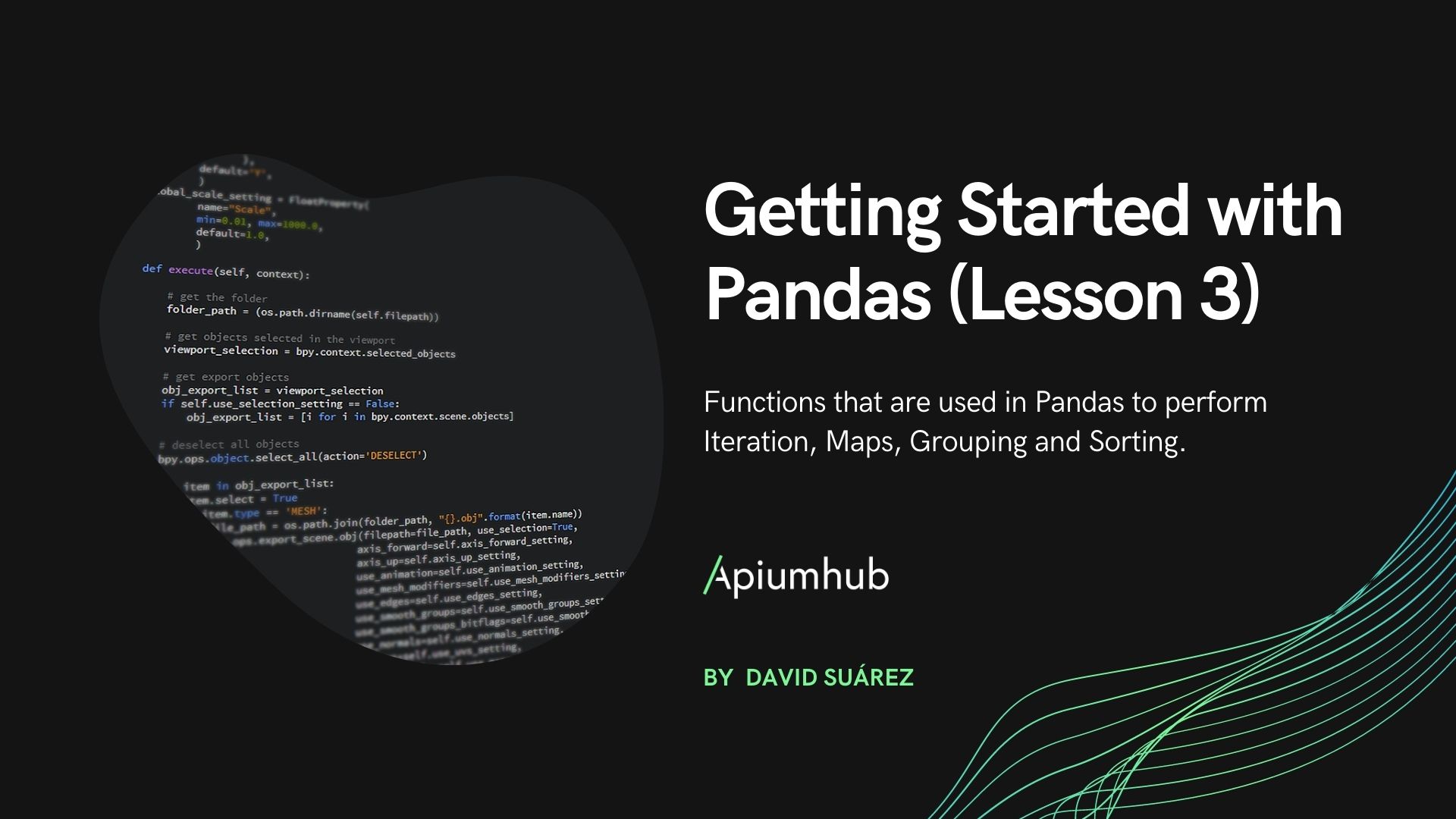 Getting Started with Pandas – Lesson 3