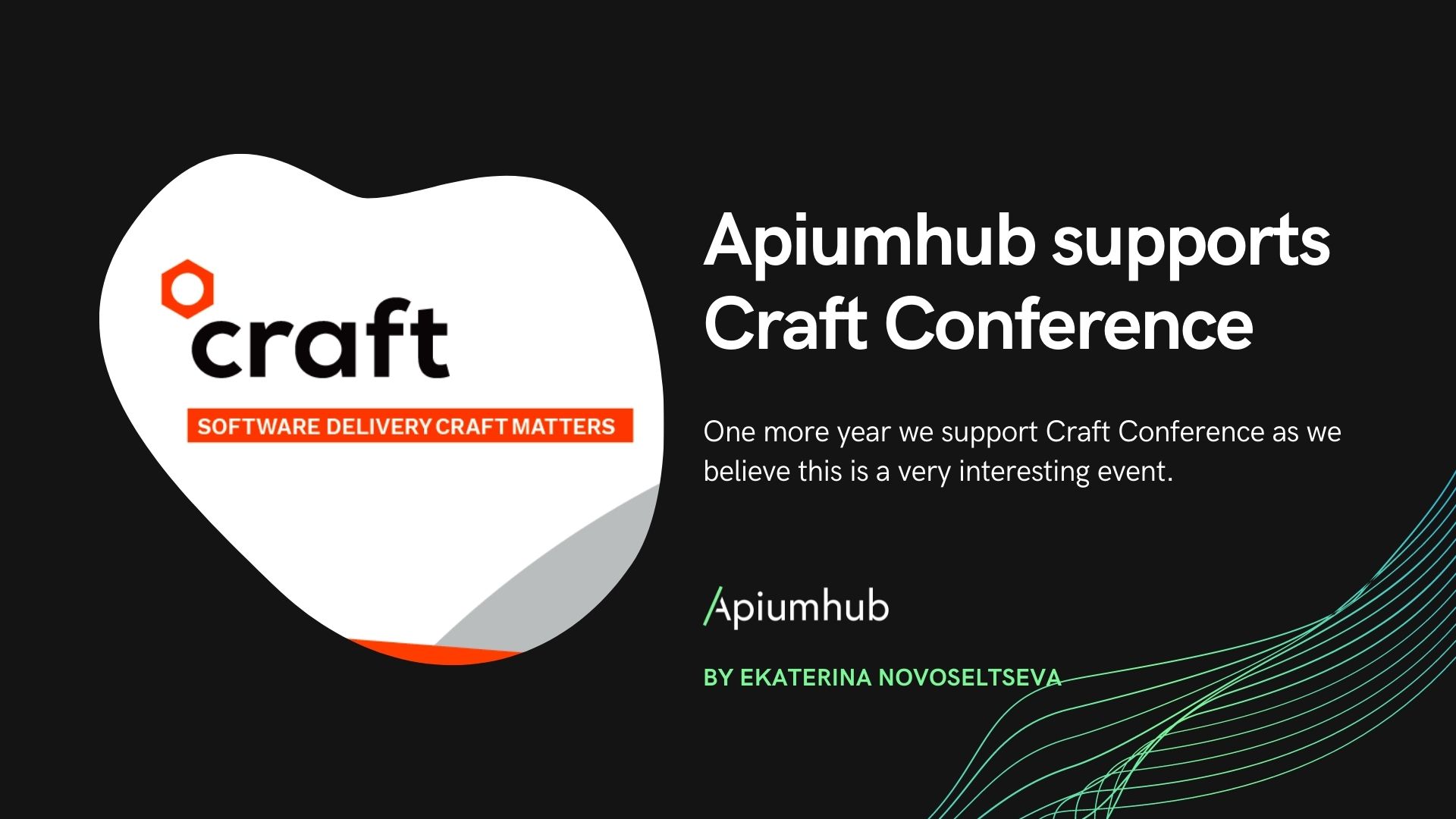 Apiumhub supports Craft Conference one more year