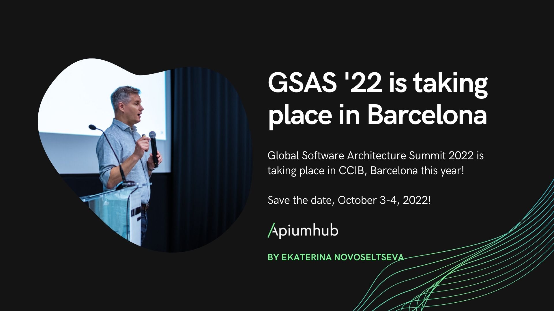 GSAS is taking place in CCIB, Barcelona this year