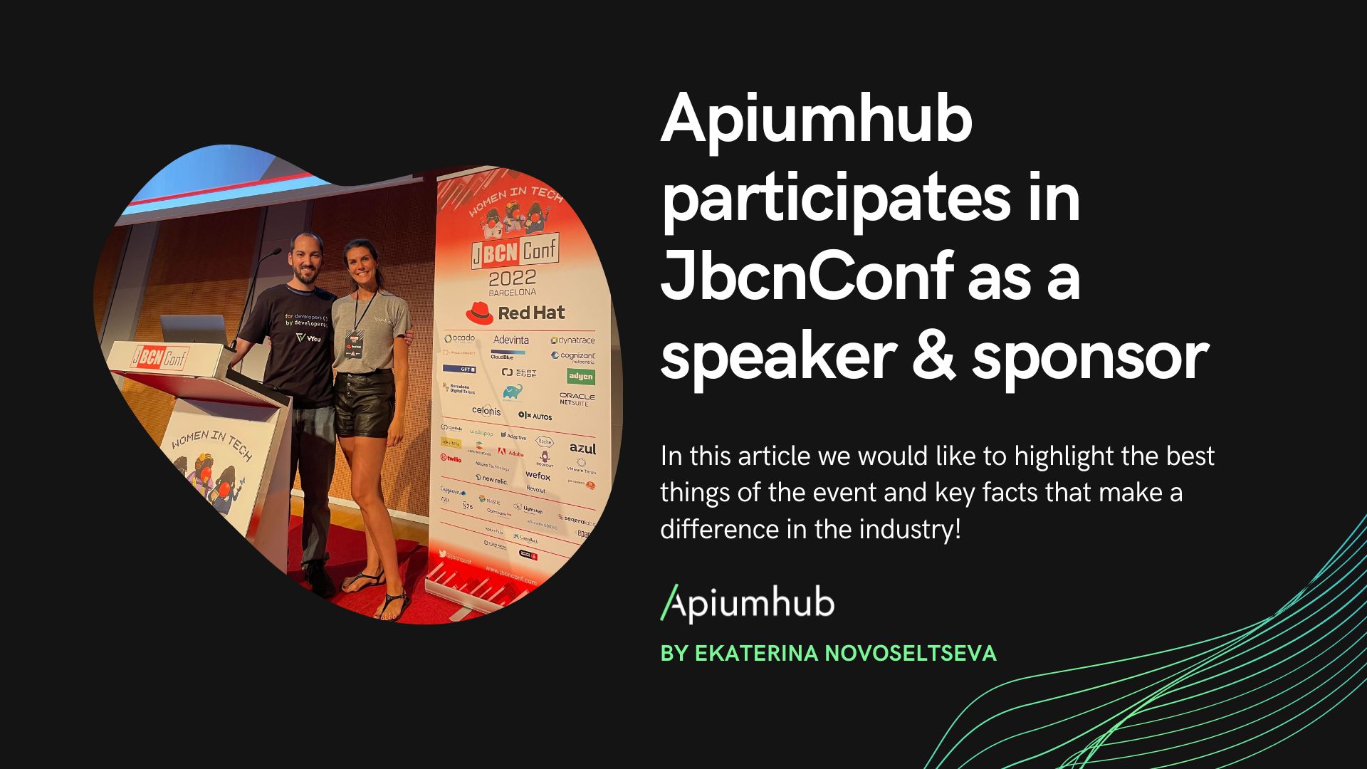 Apiumhub participates in JbcnConf as a speaker and sponsor