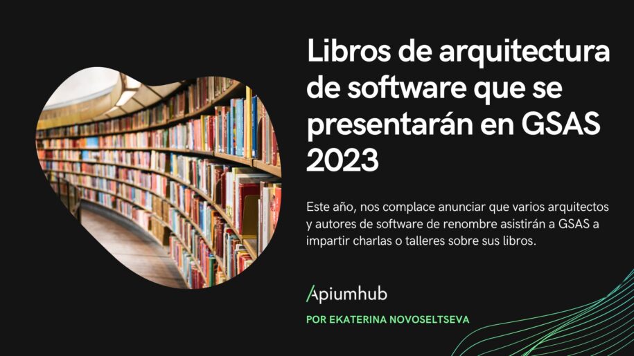 Libros de arquitectura de software que se presentarán en GSAS 2023